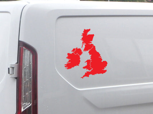 UK and Ireland British Isles | Waterproof vinyl Decal Sticker