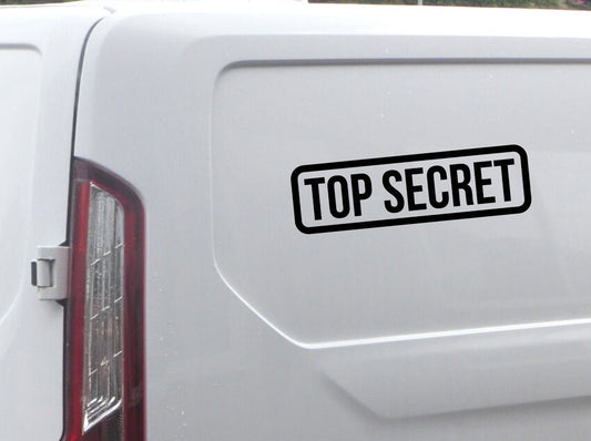 Top Secret Spy Agent | Waterproof Vinyl Decal Sticker