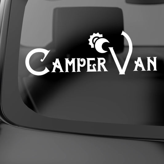 Sun And Moon Campervan Camper Van | Waterproof vinyl Decal Sticker