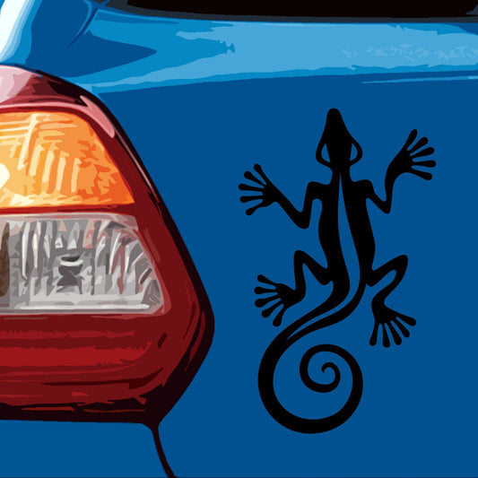 Gecko Lizard Animal Tribal | Waterproof Vinyl Decal Sticker