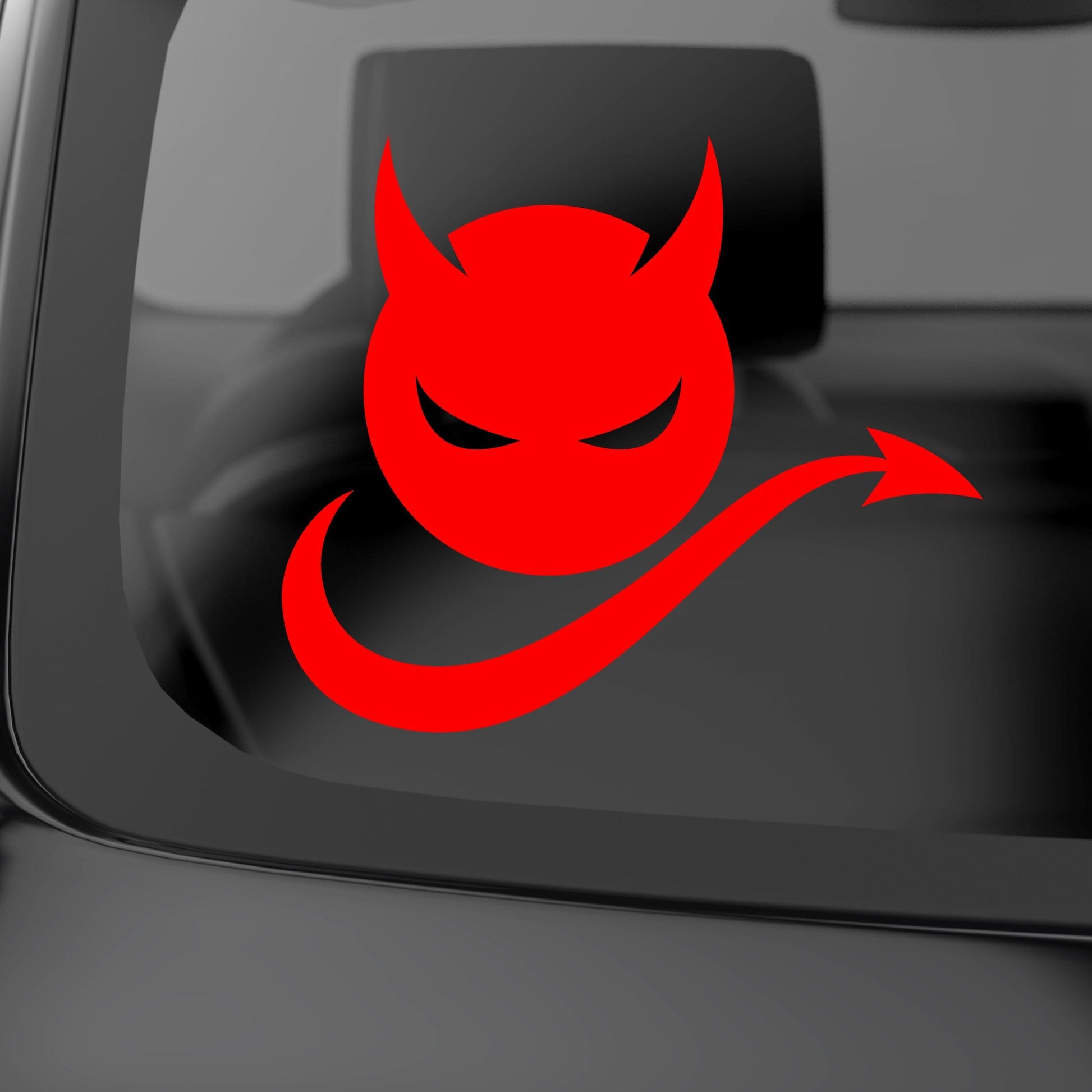 Simple Devil Face | Waterproof Vinyl Decal sticker