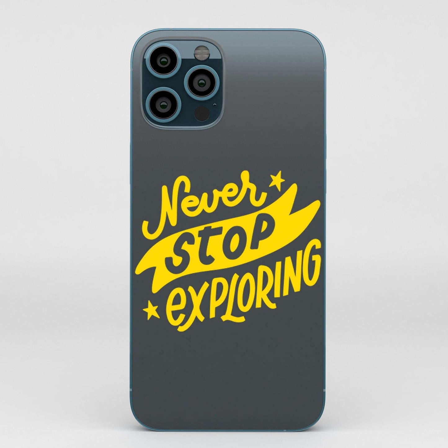 Never Stop Exploring | Waterproof Vinyl Decal Sticker | 10cm - 50cm