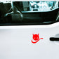 Simple Devil Face | Waterproof Vinyl Decal sticker