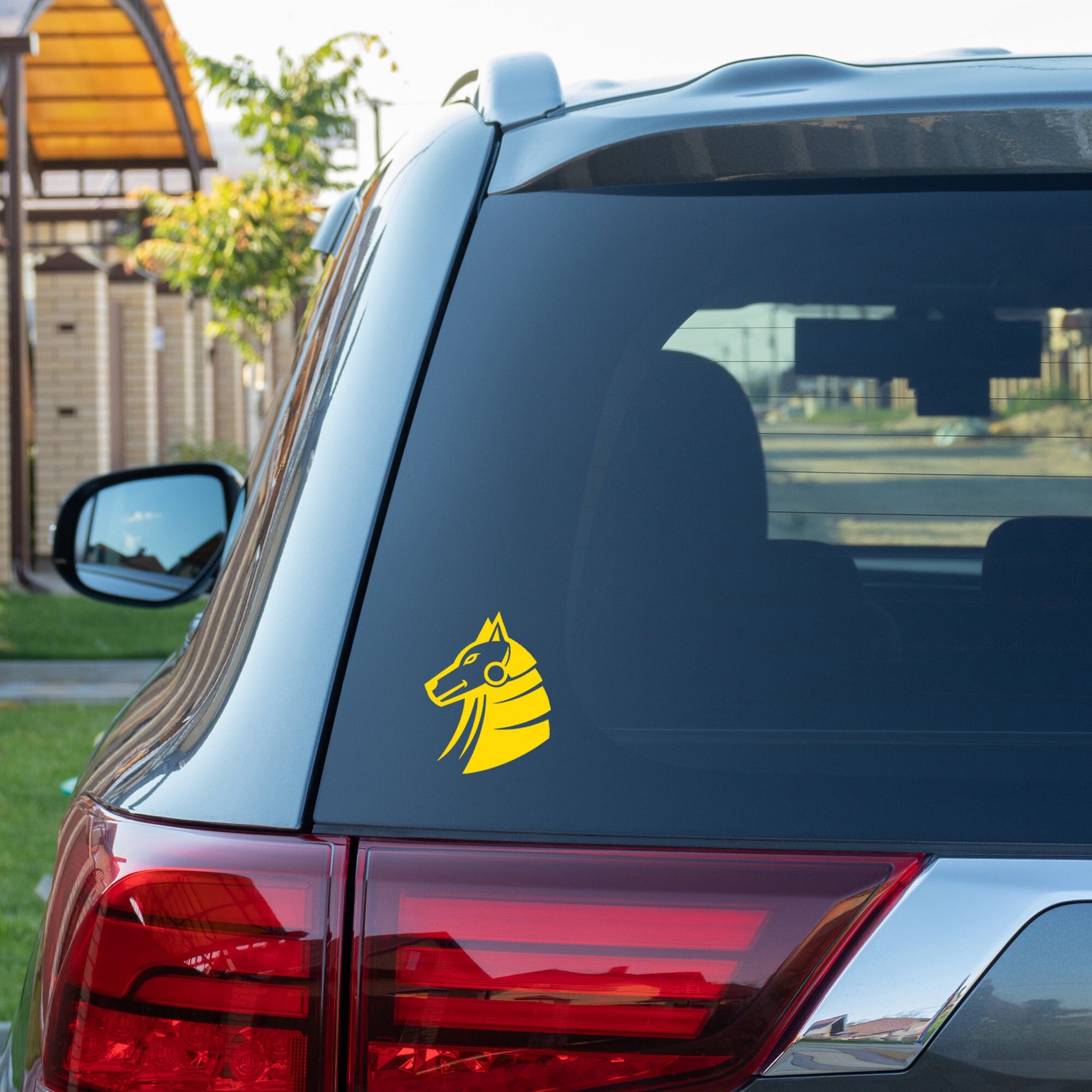 Anubis Egyptian Logo | Waterproof Vinyl Decal Sticker | 10cm